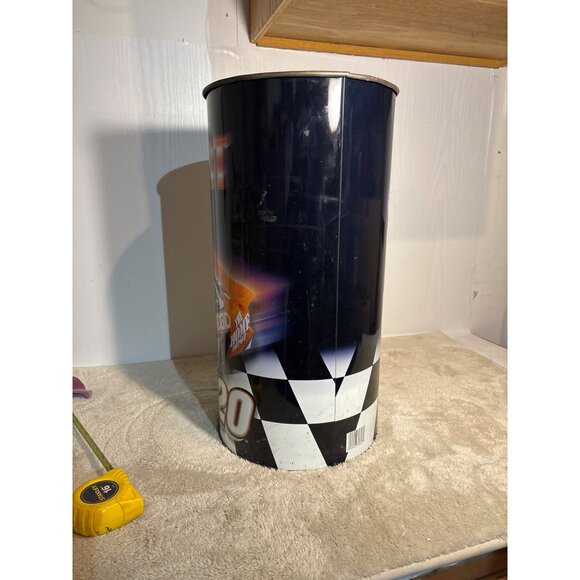 Tony Stewart Metal Waste Bin NASCAR 2000 19” Tall 10” Diameter - Picture 6 of 11